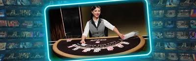 Lightning Roulette live dealer studio with multiplier display